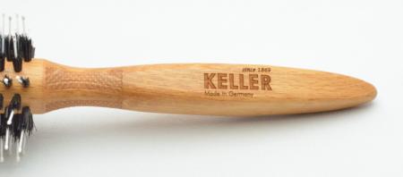 Rundhaarbürste Durchmesser 20x54 mm Wildschweinborste und Frisierstifte mit Noppen Profi-Stylingbürsten